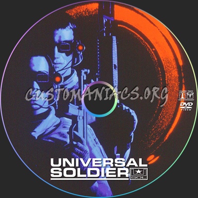 Universal Soldier dvd label