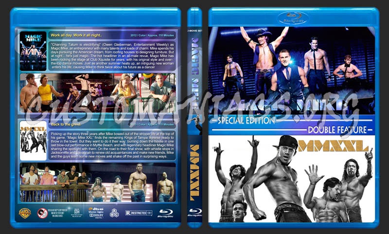 Magic Mike Double Feature blu-ray cover