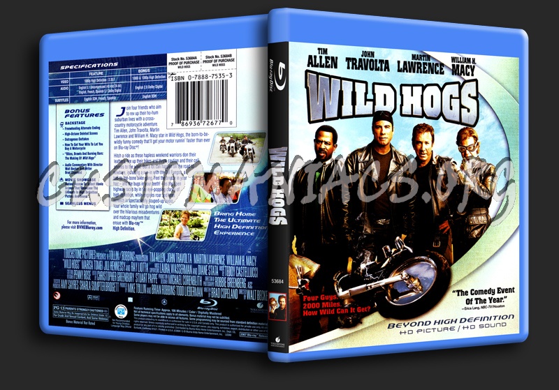 Wild Hogs blu-ray cover