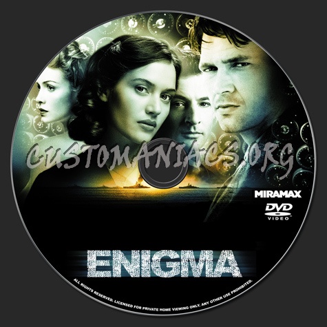 Enigma dvd label