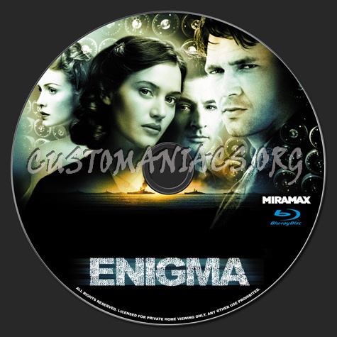 Enigma blu-ray label