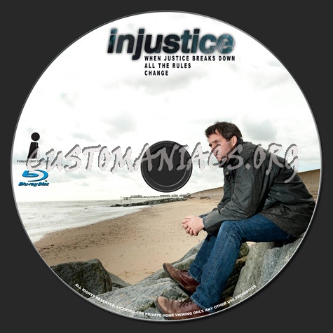 Injustice blu-ray label