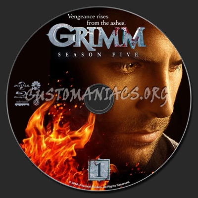 Grimm Season 5 blu-ray label