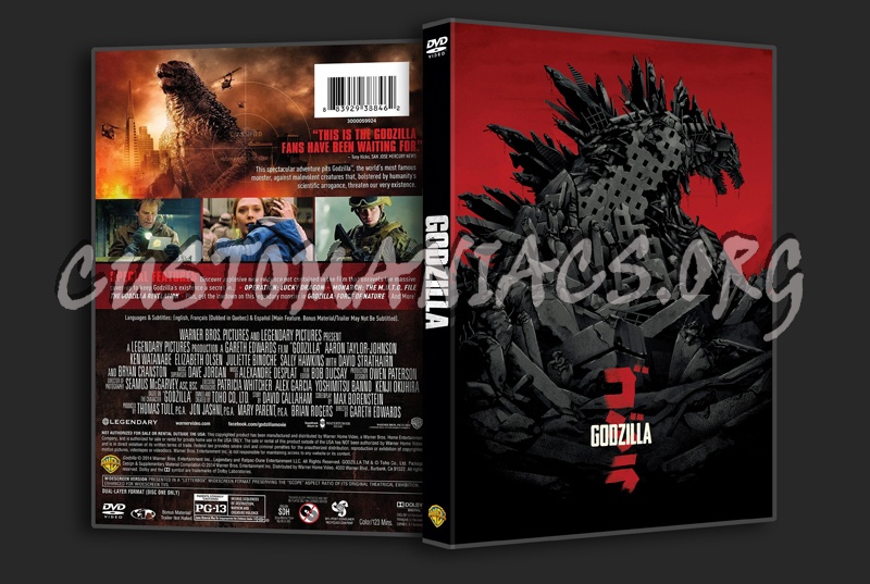 Godzilla dvd cover