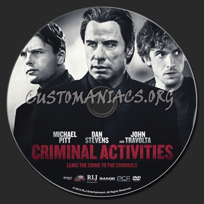 Criminal Activities dvd label