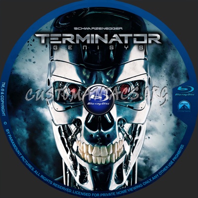 Terminator: Genisys blu-ray label