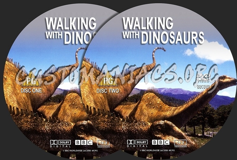 Walking With Dinosaurs dvd label