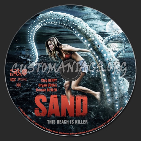 The Sand dvd label