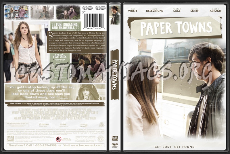 Paper Towns dvd cover