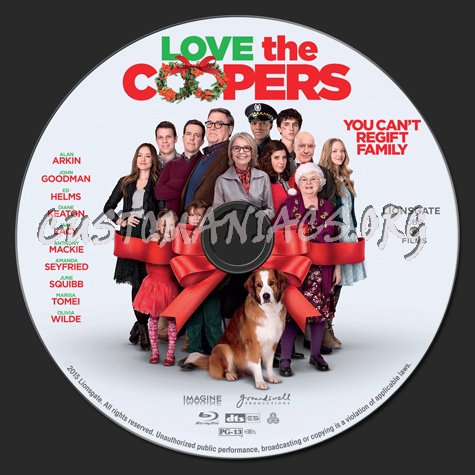 Love the Coopers blu-ray label