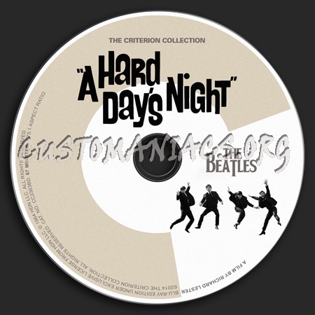 711 - A Hard Days Night dvd label