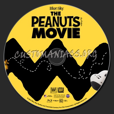 The Peanuts Movie blu-ray label