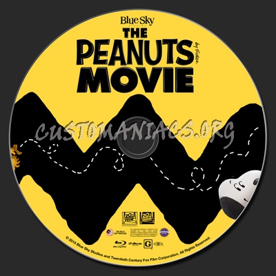 The Peanuts Movie blu-ray label