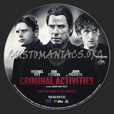 Criminal Activities blu-ray label