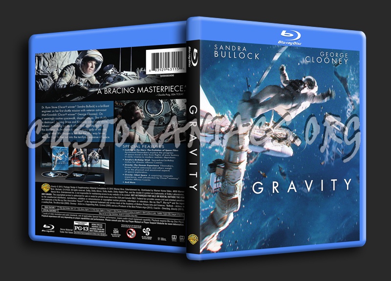 Gravity blu-ray cover