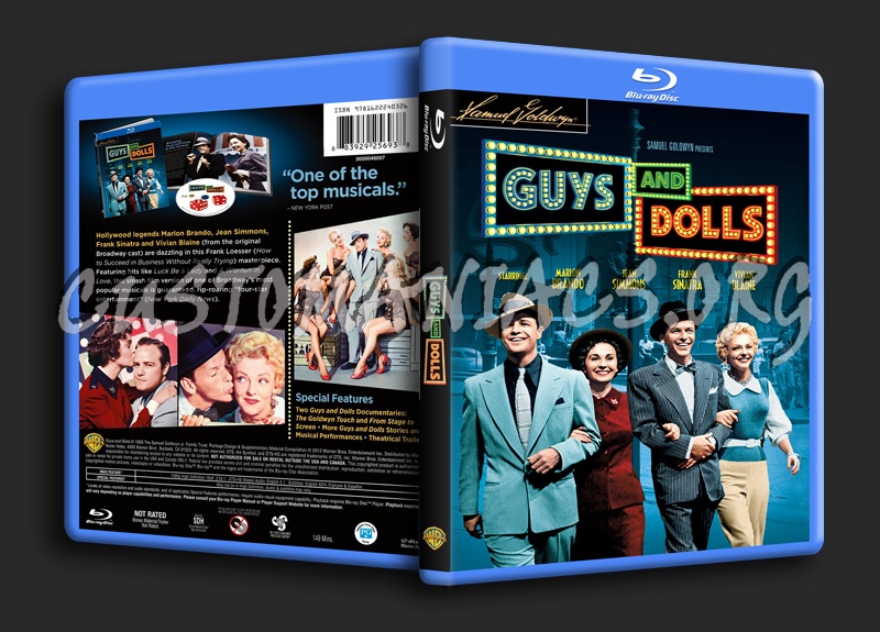 Guys and Dolls blu-ray cover