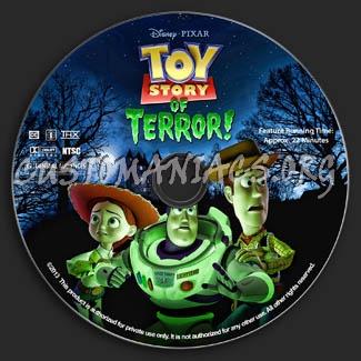Toy Story of Terror dvd label