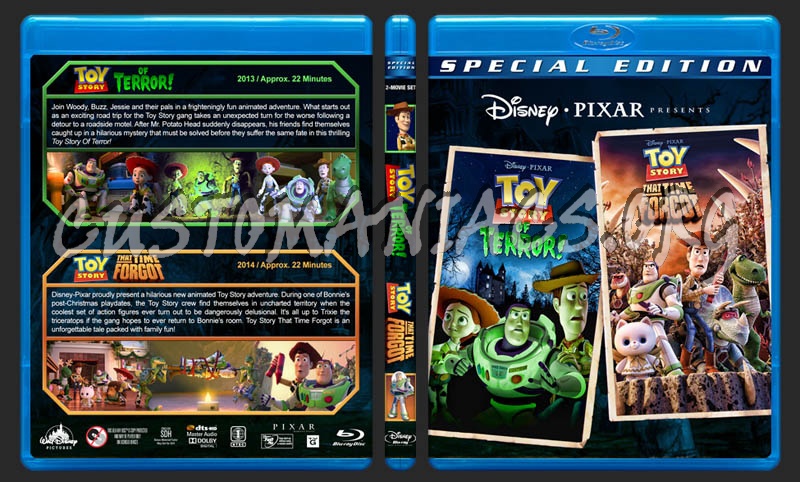 Toy Story of Terror / Toy Story that Time Forgot Double blu-ray cover