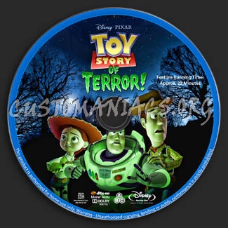 Toy Story of Terror blu-ray label