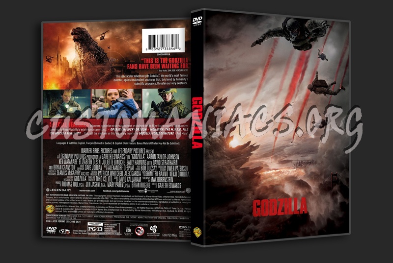 Godzilla dvd cover