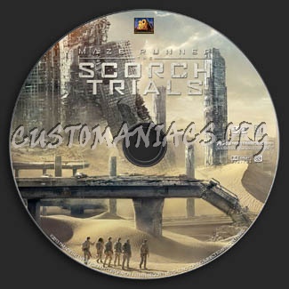 Maze Runner: Scorch Trials dvd label