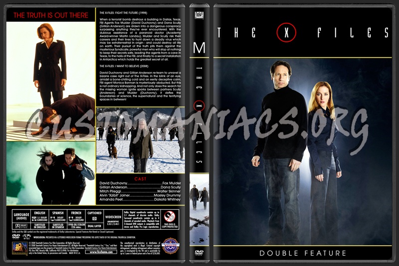 The X-Files Double Feature dvd cover