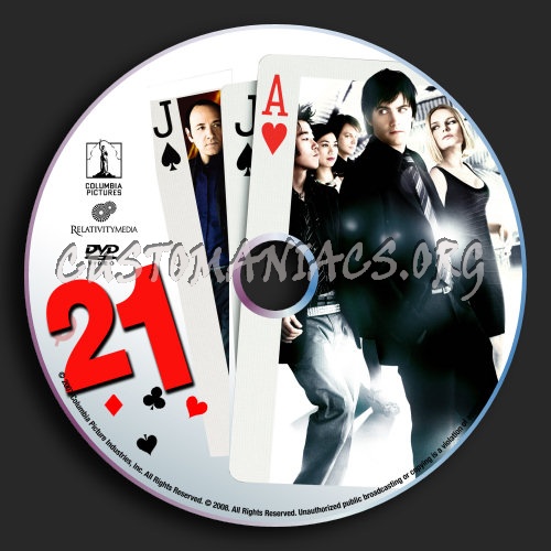 21 dvd label