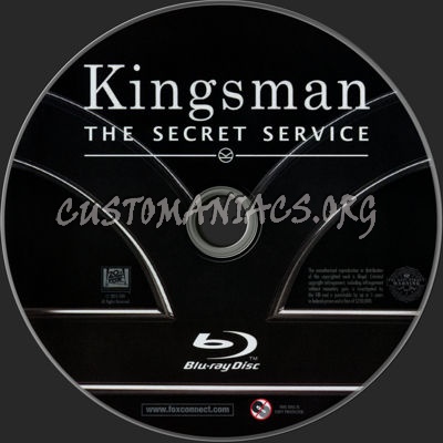 Kingsman: The Secret Service blu-ray label