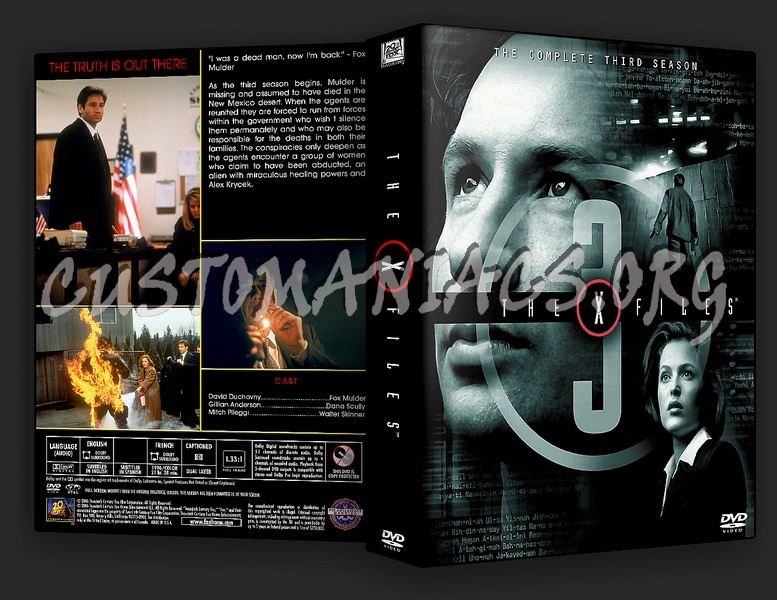 X-Files, The Seasons 1-9 dvd cover