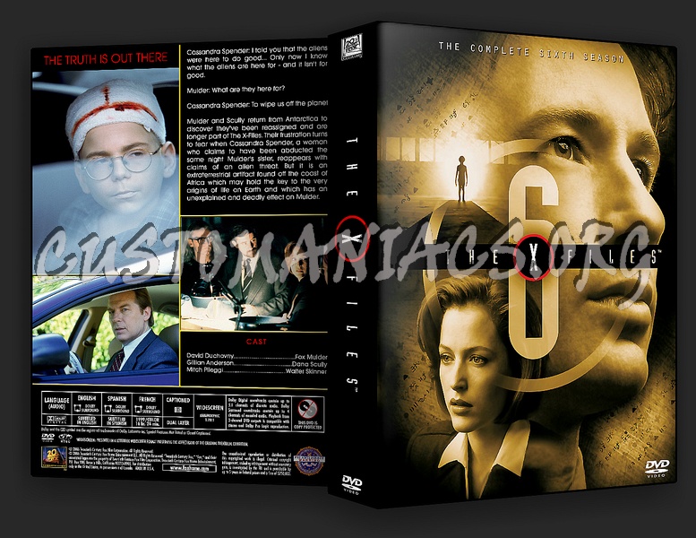 X-Files, The Seasons 1-9 dvd cover