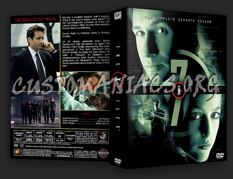 X-Files, The Seasons 1-9 dvd cover