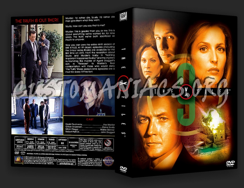 X-Files, The Seasons 1-9 dvd cover
