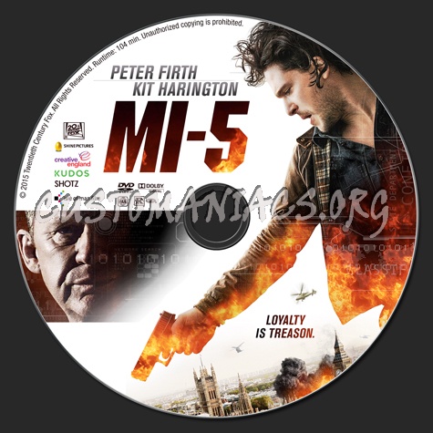 MI-5 (aka: Spooks the Greater Good) dvd label