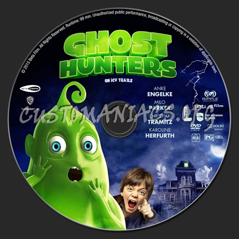 Ghosthunters on Icy Trails dvd label