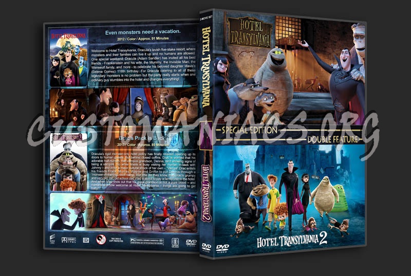 Hotel Transylvania Double Feature dvd cover