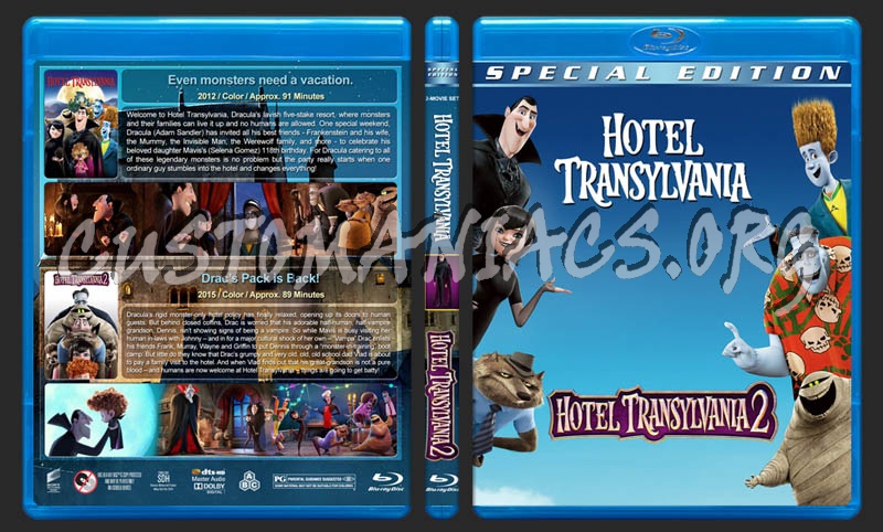 Hotel Transylvania Collection blu-ray cover