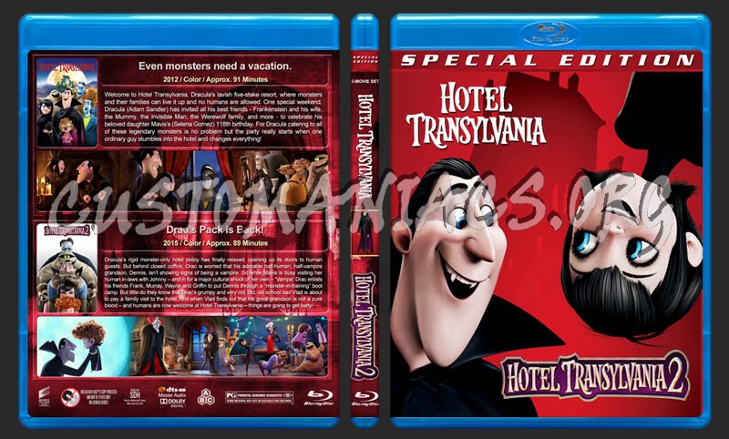 Hotel Transylvania Collection blu-ray cover