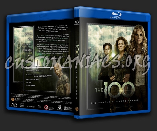 The 100 - Season 2 blu-ray cover