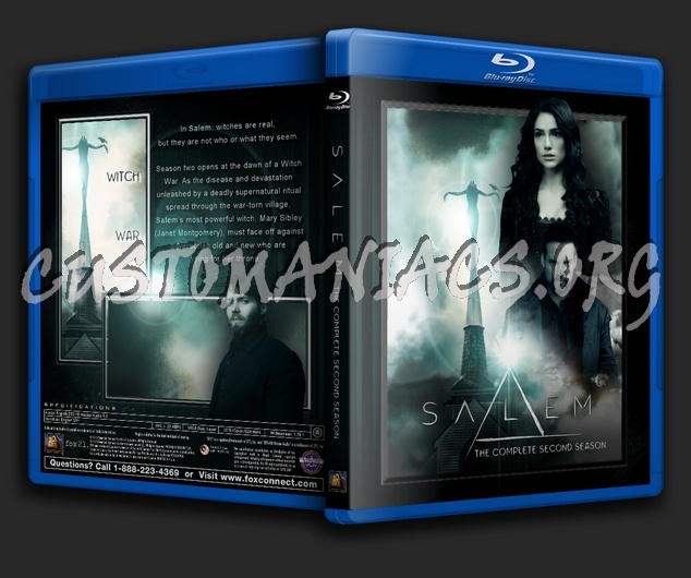Salem - Season 2 blu-ray cover