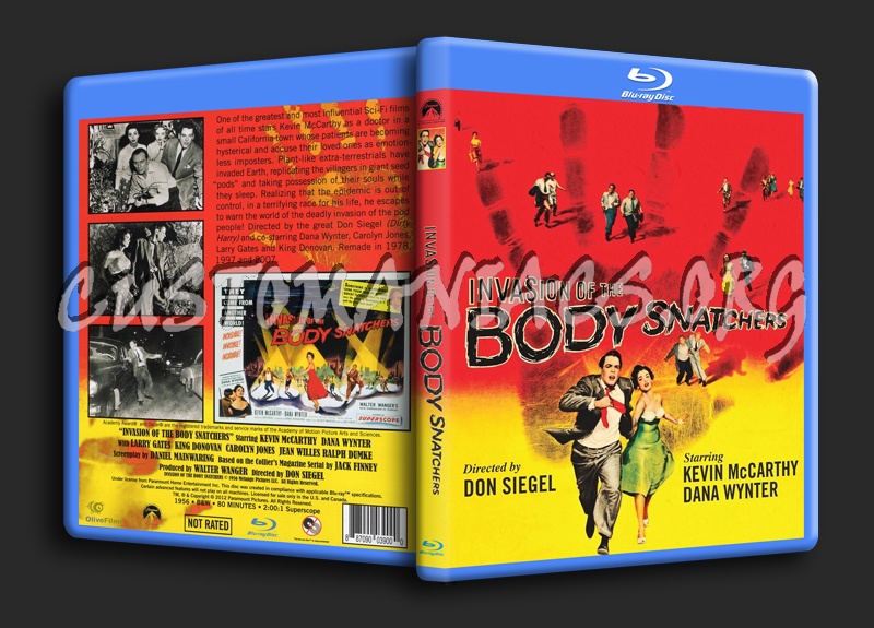 Invasion of the Body Snatchers blu-ray cover