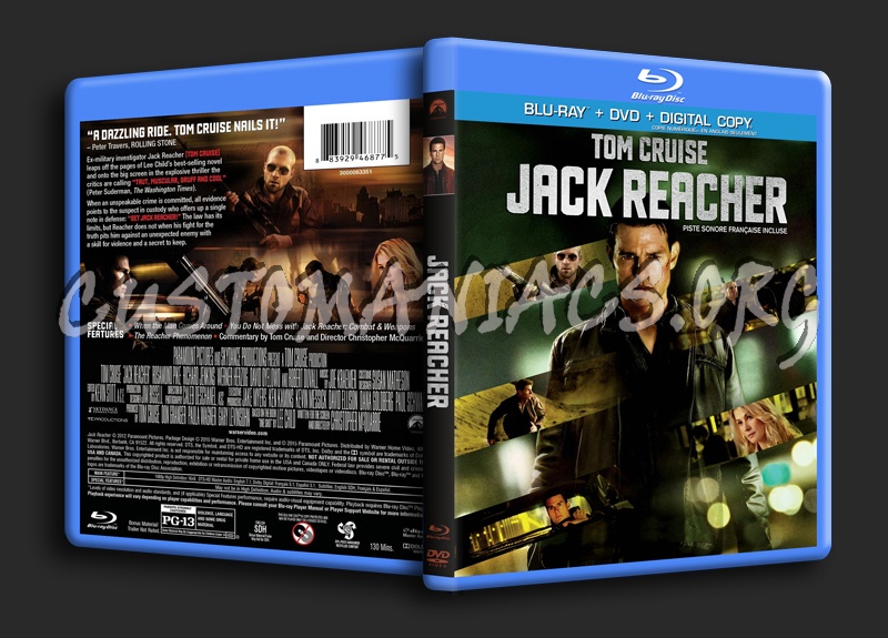 Jack Reacher blu-ray cover