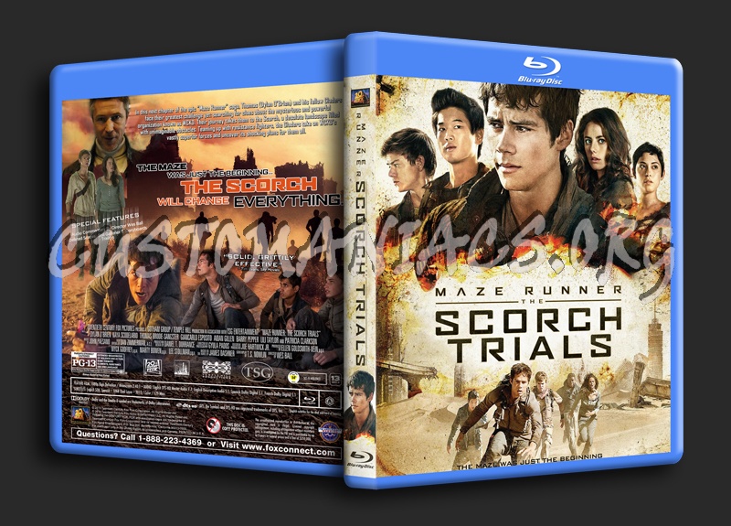Maze Runner: The Scorch Trials dvd cover