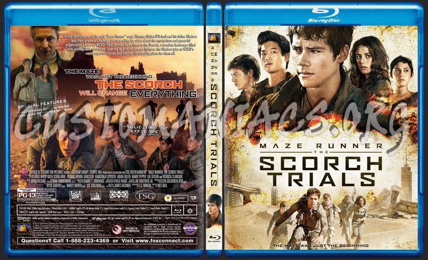 Maze Runner: The Scorch Trials dvd cover