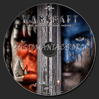Warcraft dvd label
