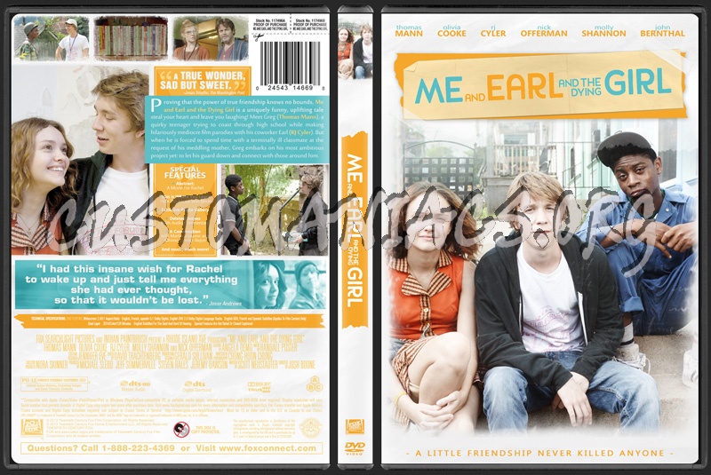 Me and Earl and the Dying Girl dvd cover
