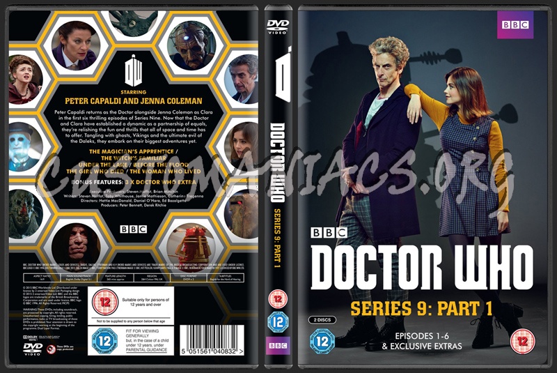 Doctor Who Series 9 Part 1 dvd cover - DVD Covers  Labels by Customaniacs,  id: 231642 free download highres dvd cover