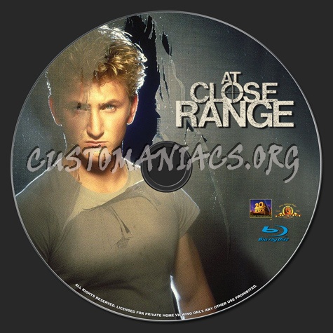 At Close Range blu-ray label