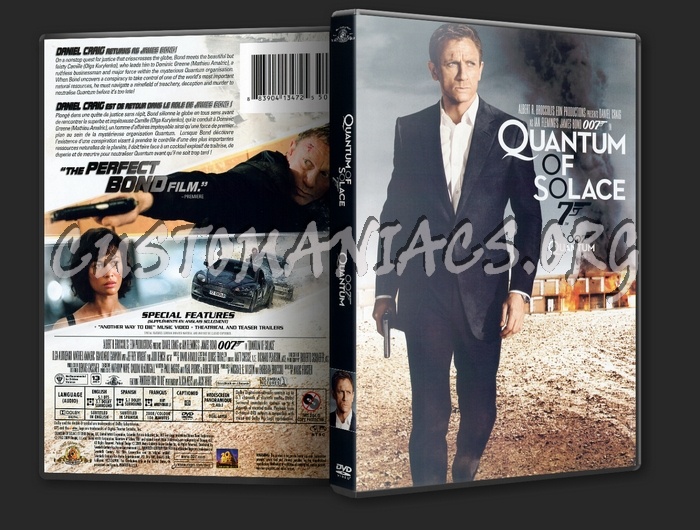 Quantum of Solace dvd cover