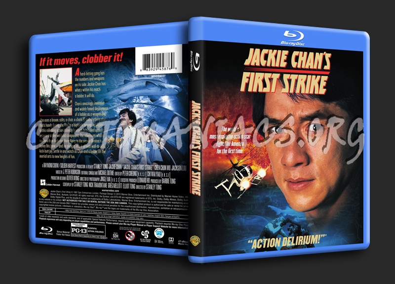 Jackie Chan's First Strike blu-ray cover