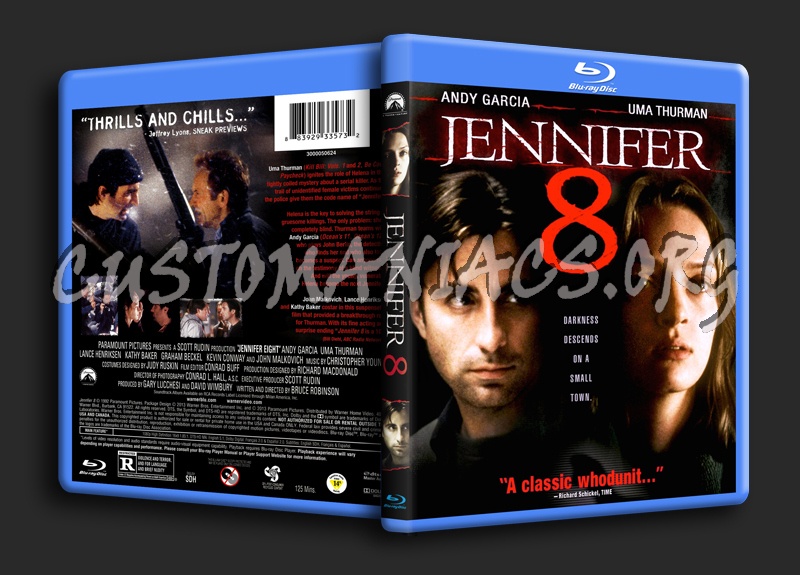 Jennifer 8 blu-ray cover